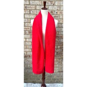NWT Aerie Fuzzy Red Blanket Scarf